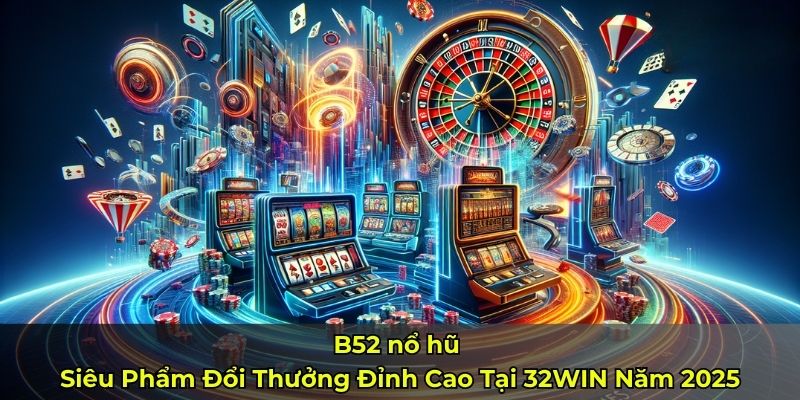 B52 Nổ Hũ – Siêu Phẩm Đổi Thưởng Đỉnh Cao Tại 32WIN Năm 2025
